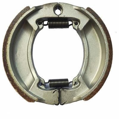 Two Wheeler Brake System Semi Metallic Motorcycle Brake Shoe Ax100