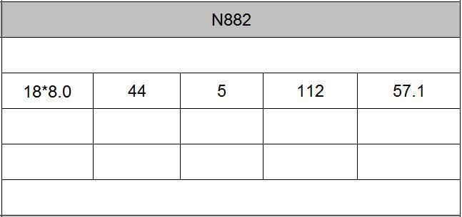 N882 JXD Brand Auto Spare Parts Alloy Wheel Rim Aftermarket Car Wheel