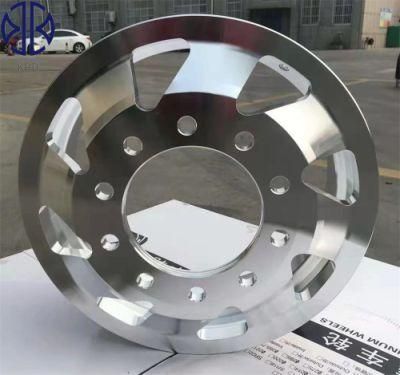 9.00X22.5 Replica Forged Bright Heavy Duty Light Special Model OEM Truck Bus Trailer Dump Aluminum Alloy Polished Wheel Rim