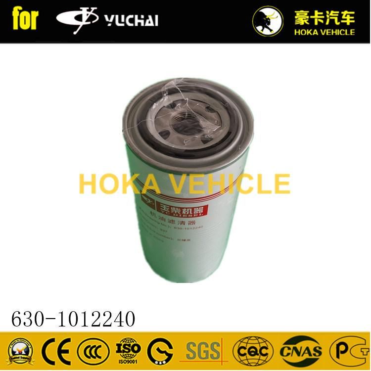 Original Yuchai Engine Spare Parts Oil Filter 630-1012240 for Heavy Duty Truck
