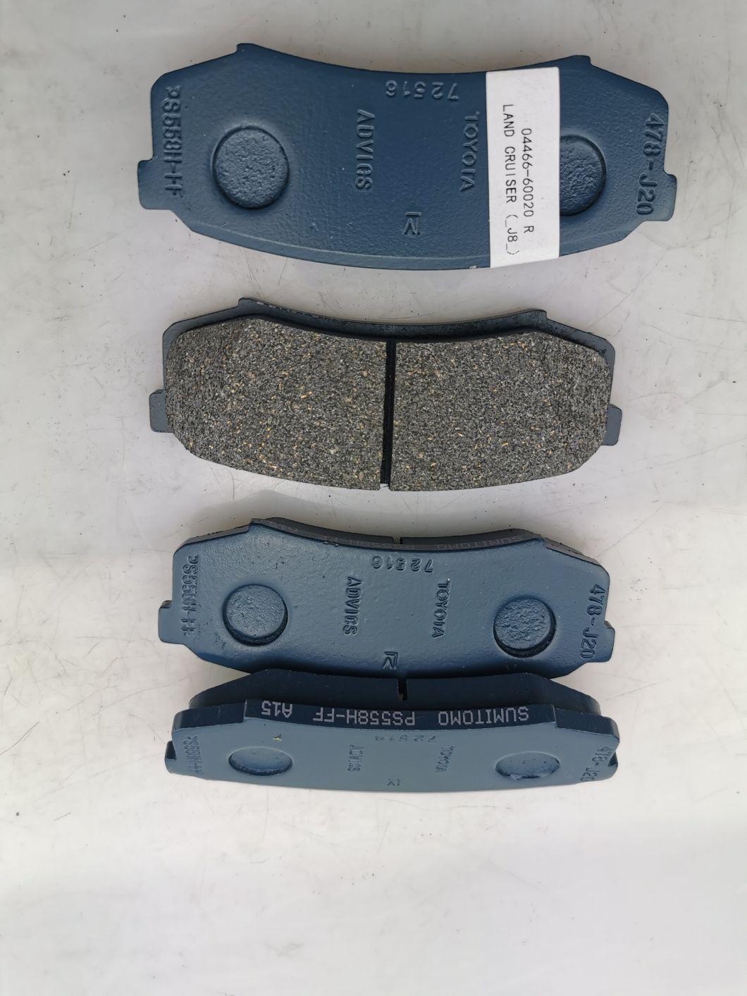 Ceramics Formula Brake Pads OEM 04465-12592/D822 for Toyota