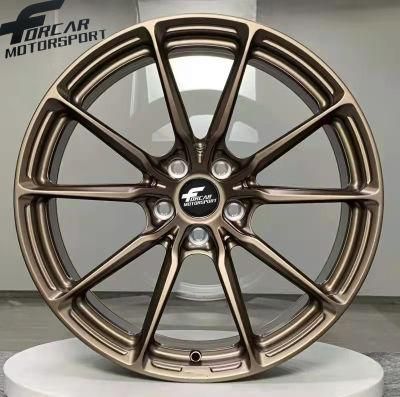 Bronze Wheels 18 to 24 Inch One-Piece Forged Car Wheels