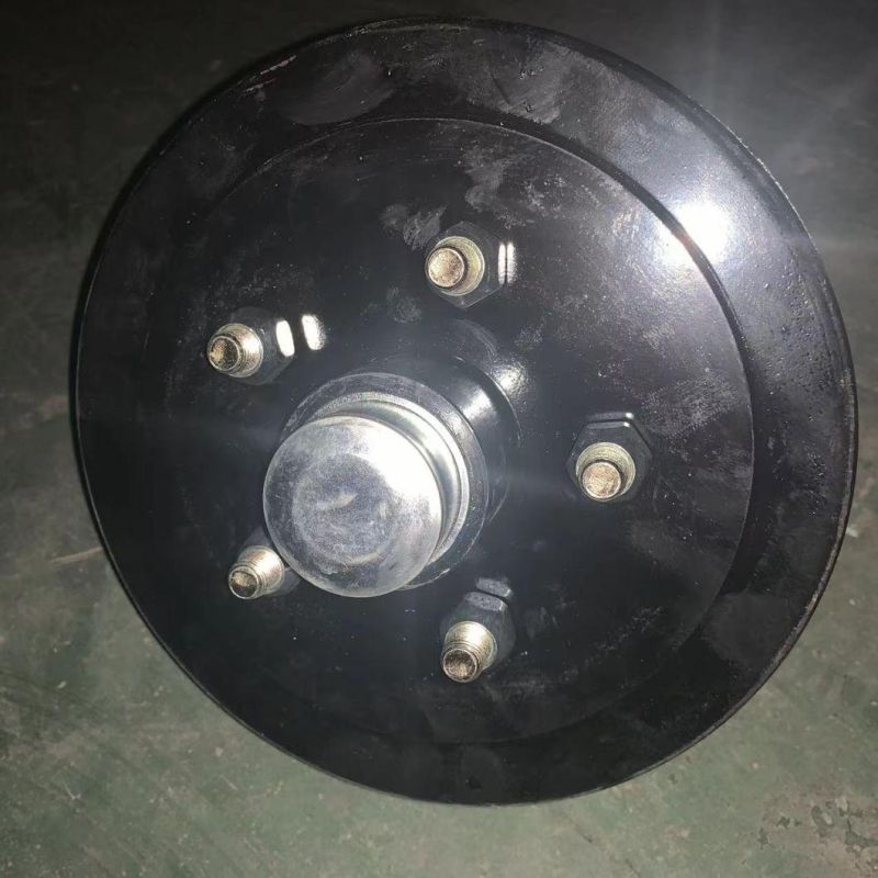 Customer Designed 5-114.3 6-139.7 Drum Trailer Half Straight Axle Trailer Hub with Hydraulic Brake Parts