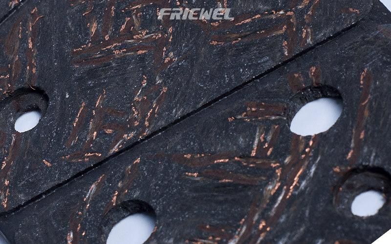 Fricwel Auto Parts Factory Price Environmental-Friendly Green Product Clutch Facing