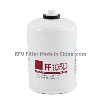 Auto Parts Fuel Filter FF105D for Fleetguard Truck Filter