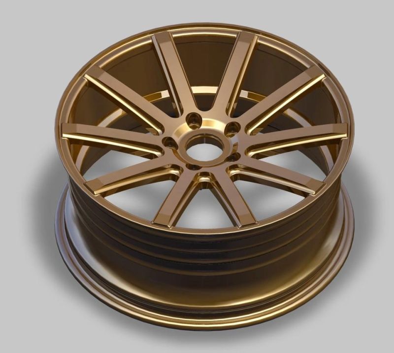 OEM/ODM 18 Inch 19 Inch 100/112 PCD Aluminum Alloy Wheel Rim for Passengers Car Tires Factory Wholesale Wheel Rims Gold Finish