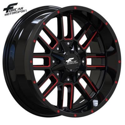 Deep Lip 4X4 Pickup 20X10/12 Inch Offroad Car Alloy Wheels