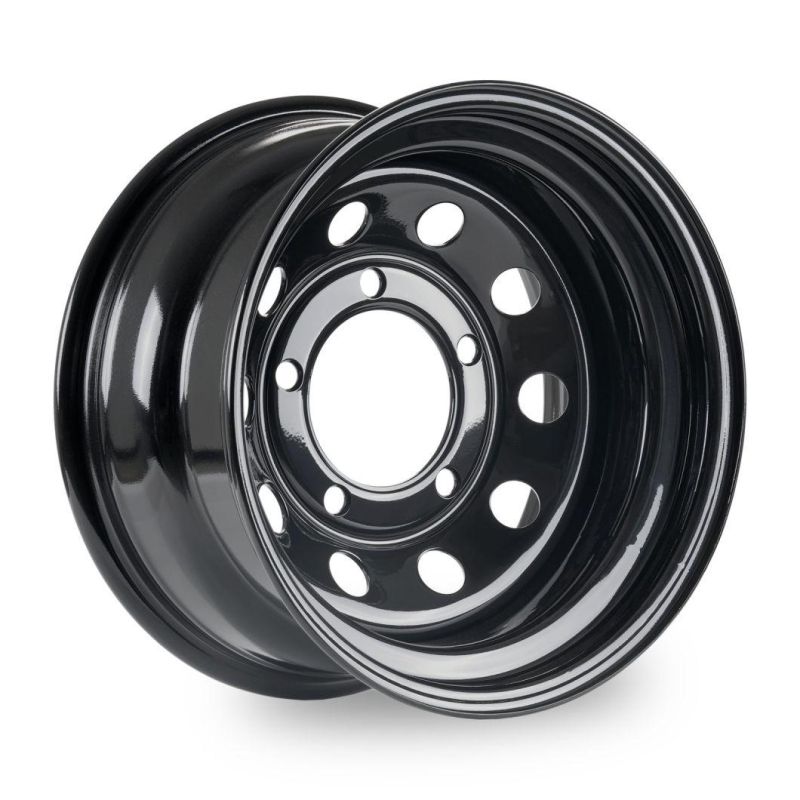 Black Steel Wheels Modular Wheel 16X8" 5X165