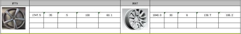 N779 JXD Brand Auto Spare Parts Alloy Wheel Rim Replica Car Wheel for Toyota Reiz