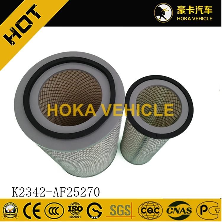 Original Wheel Loader Spare Parts Air Filter K2342-Af25270 for Wheel Loader