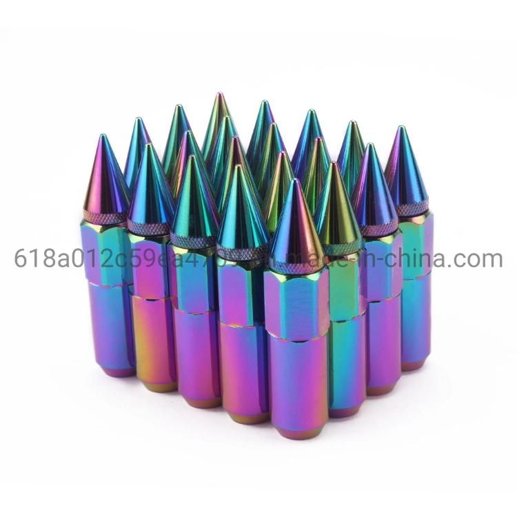 Aluminum 20PCS Spike Wheel Lug Nut M12X1.5/M12X1.25 Racing Lug Nuts