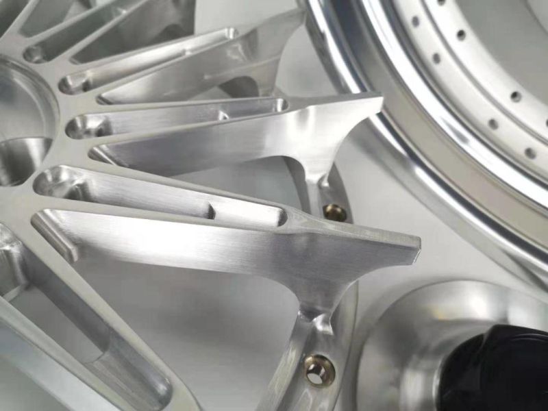 Forged Aluminum Alloy Car Wheels with TUV Certification-Split Rims and Spokes From 16 Inches to 24 Inches