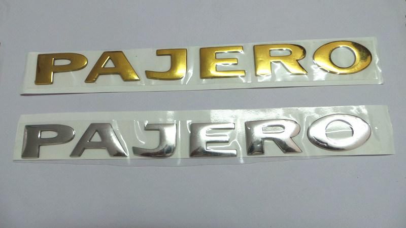 High Quality ABS Plastic Label Sticker Letter Car Badges