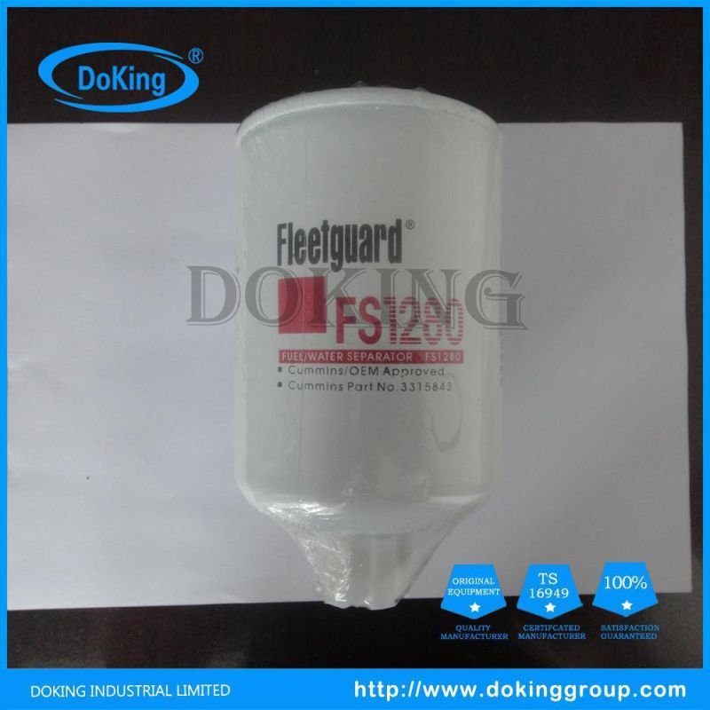 High Efficiency Auto Parts Fuel Filter Fs1280 for Fleet Guard