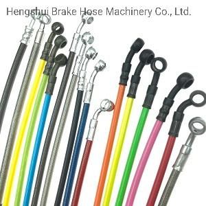 An3 Stainless Steel Braided Hydraulic Fuel Oil Line Assembly Brake Hose