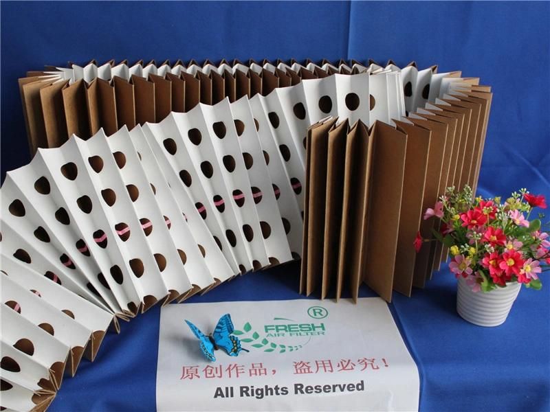 Air Filter Paper Automobile HEPA Air Filter with V-Shape Filter