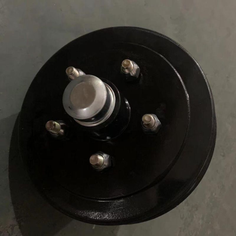 Customer Designed 5-114.3 6-139.7 Drum Trailer Half Straight Axle Trailer Hub with Hydraulic Brake Parts