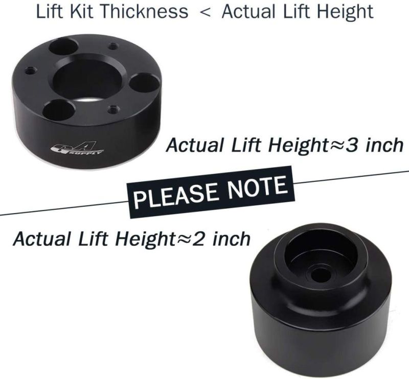 3" Front and 2" Rear Leveling Lift Kit with 4WD