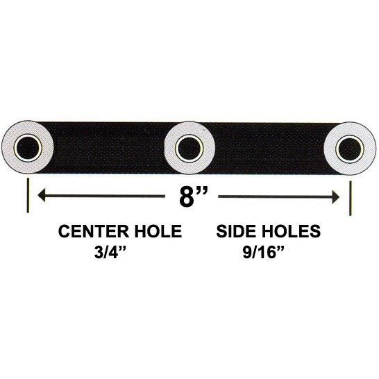 8" Center - Painted Straight Equalizer Bar