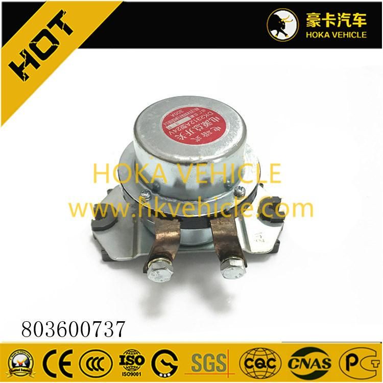 Original and Genuine Spare Parts Starting Relay 803600737 for XCMG Truck Crane