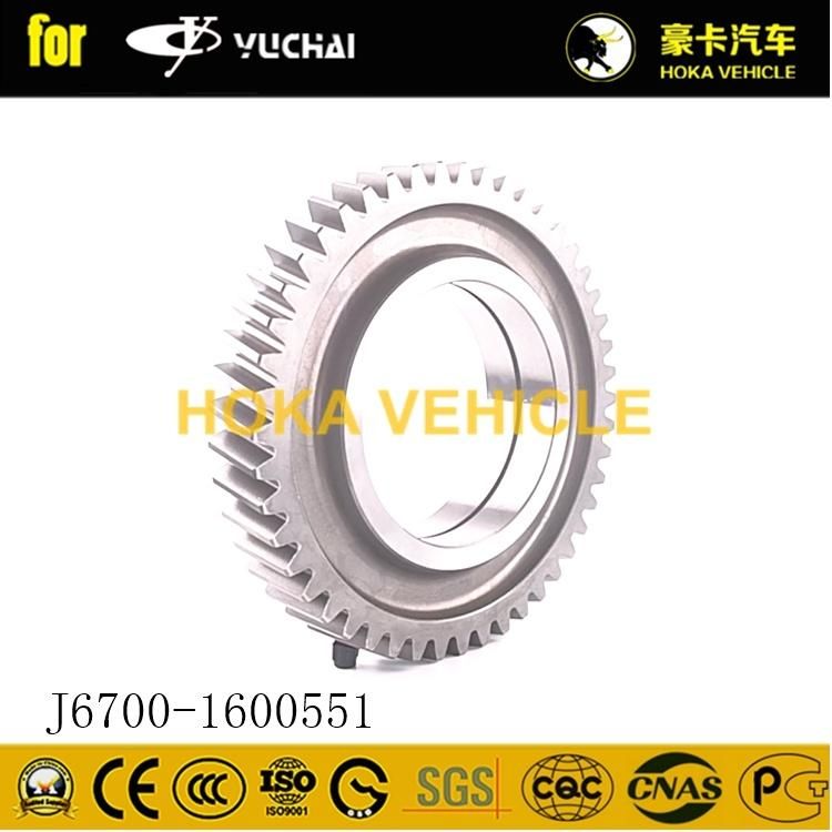 Original Yuchai Engine Spare Parts Idle Gear J6700-1600551 for Heavy Duty Truck