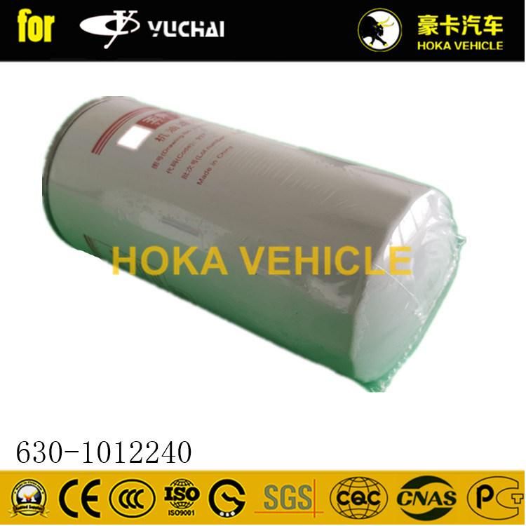 Original Yuchai Engine Spare Parts Oil Filter 630-1012240 for Heavy Duty Truck