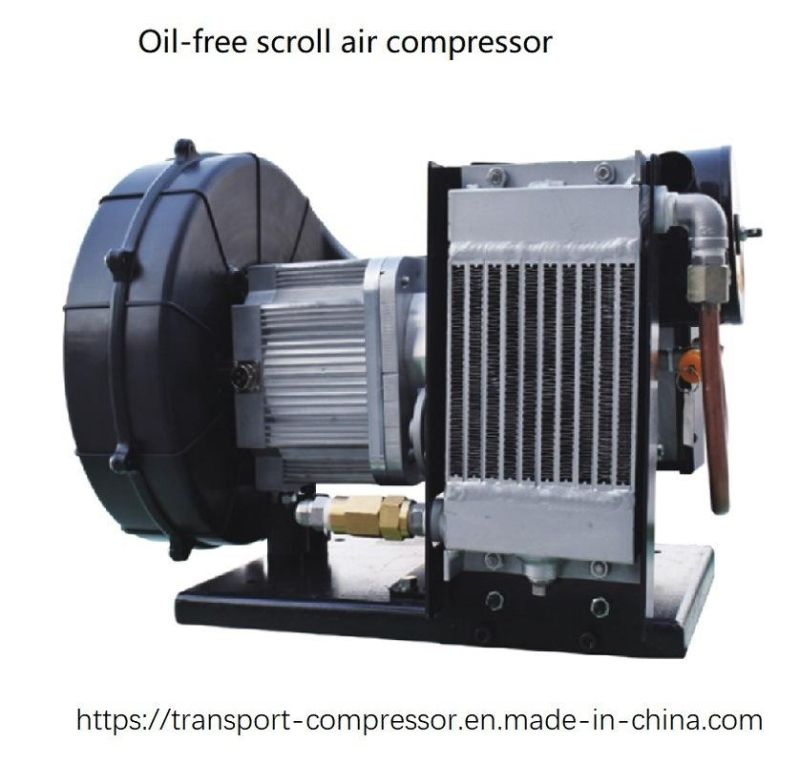 Oil-Free Scroll Air Compressor for Bus