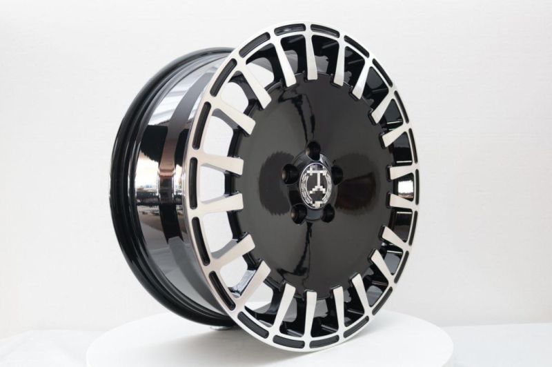 Concave Deep Wide Lip 2 Piece Chrome Forged Alloy Wheel Qualified with Jwl/Via Certificate