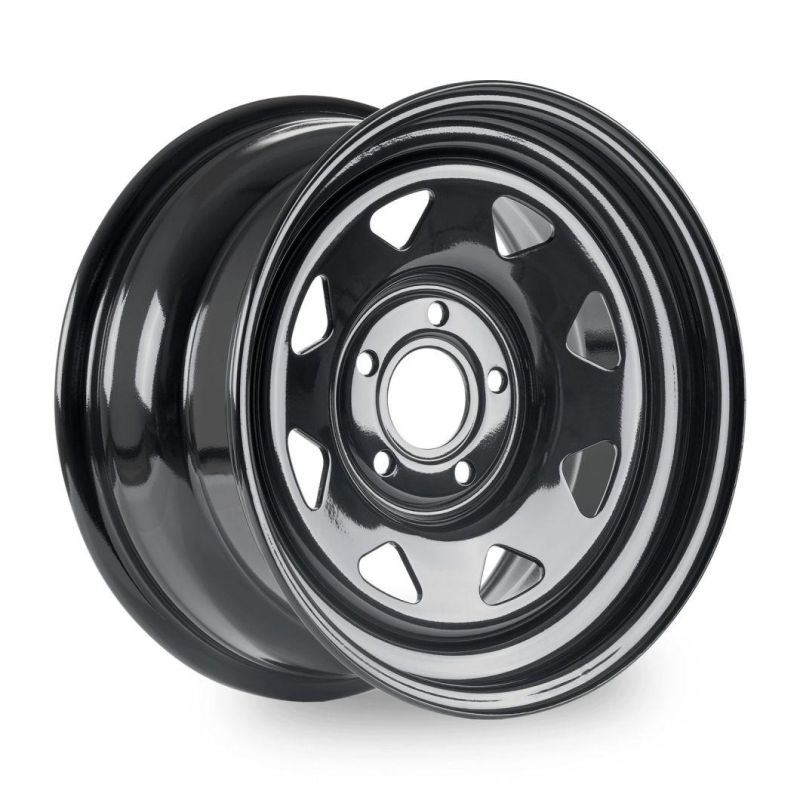 Black Steel Wheels 8 Spoke Triangel Wheel 16X8" 5X120