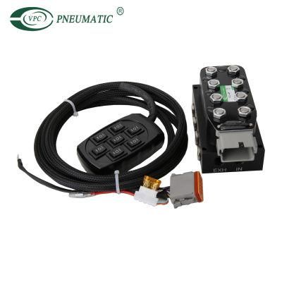 Air Ride Suspension Solenoid Valve with 7 Rock Manual Controlller