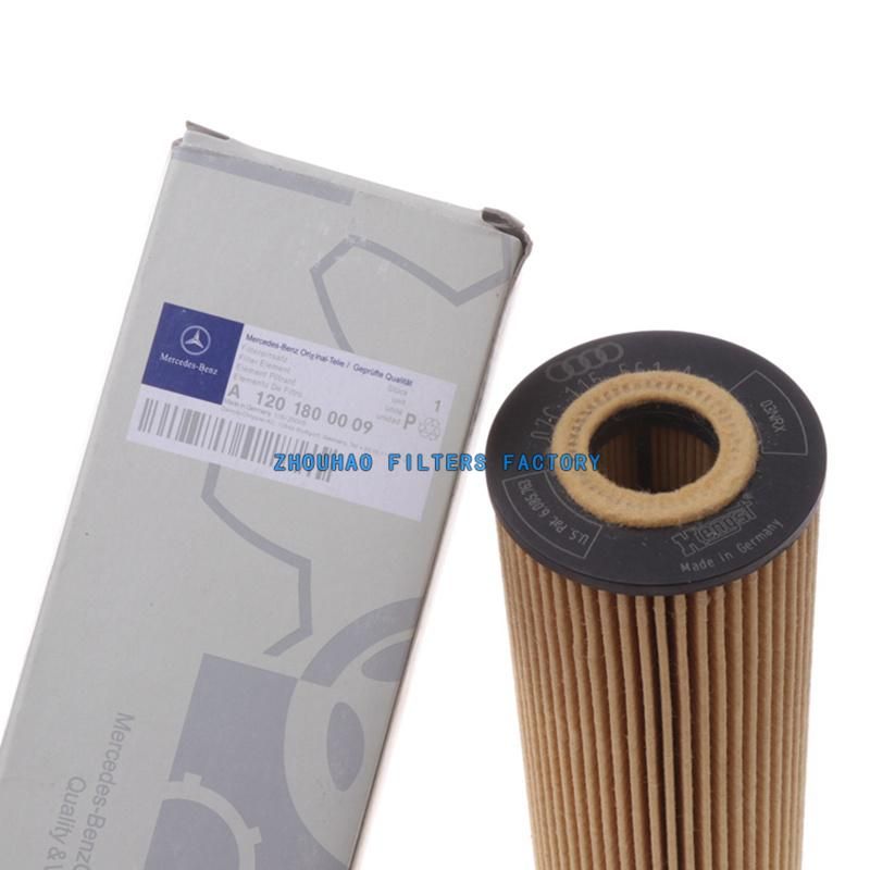 Good Quality From Zhouhao Manufacture Oil Filter Element for Benz Hengst A1201800009 Hu736X E150HD26