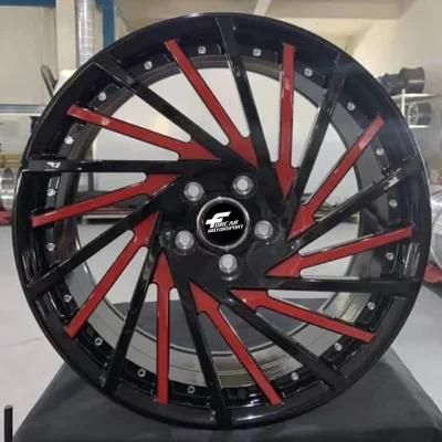 Double Color 18-24 Inch Forged Alloy Wheels for Sale