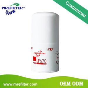Auto Spare Parts Truck Oil Filter for Generator Engine Lf670