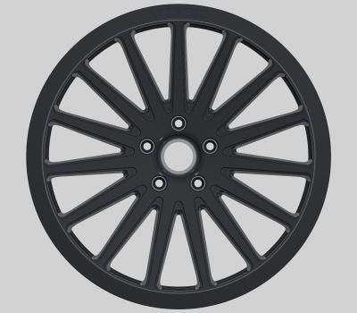 Alumilum Alloy Wheel Rims 22 Inch 5X100/130 15-45 Et Black/Silver Finish Professional Manufacturer for Passenger Car Tire Wheel