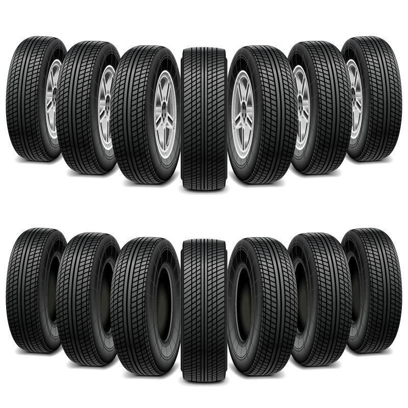 Half Concave Staggered Alloy Wheels for Passenger Car