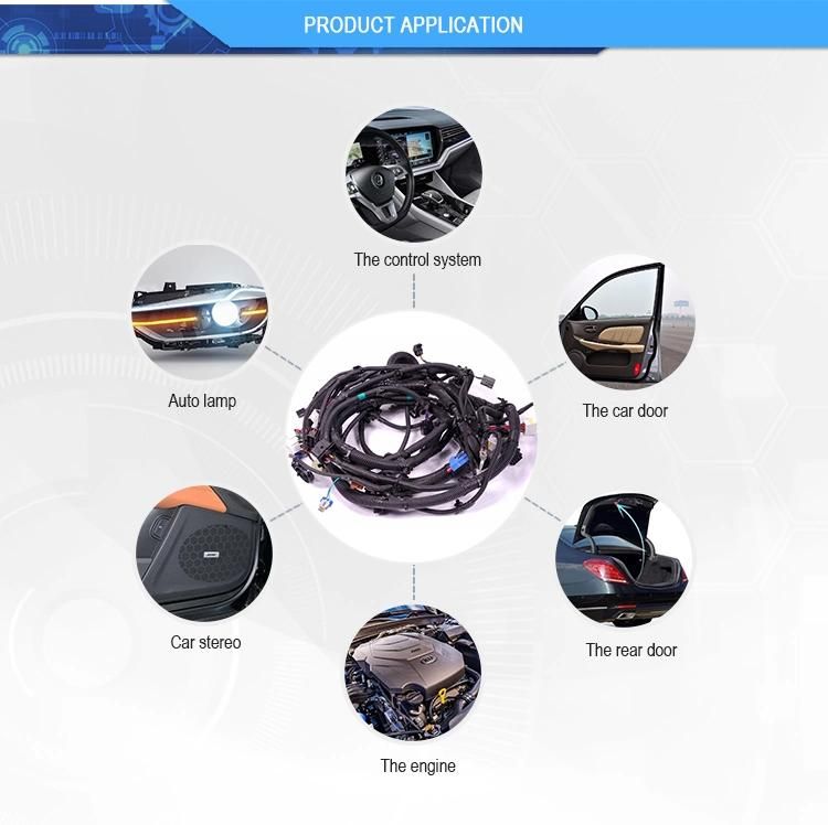 Custom Aftermarket Car Wire Harness for Engine Headlight Audio