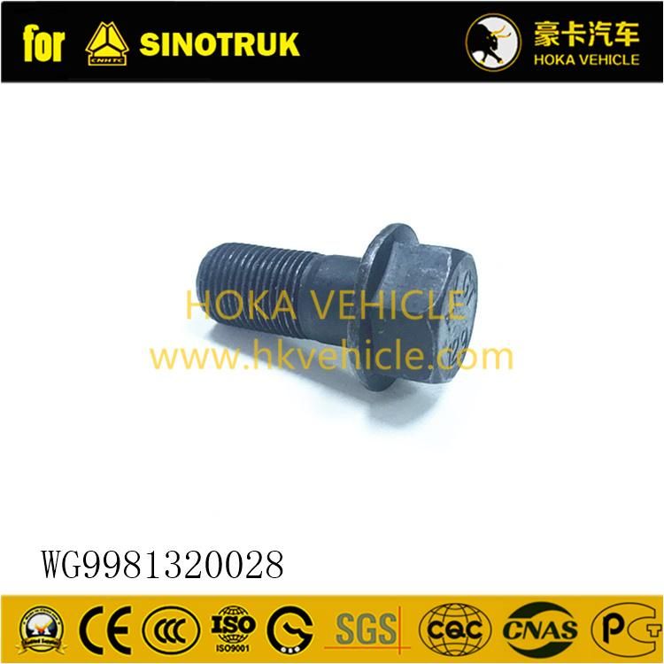 Original Sinotruk HOWO Truck Spare Parts Bon Angle Screw Wg9981320028 for All Sinotruk Heavy Truck