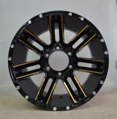 18 Inch 5X114 Diamond Cutting Lip Polished Aluminum Alloy Rims for Racing Cars