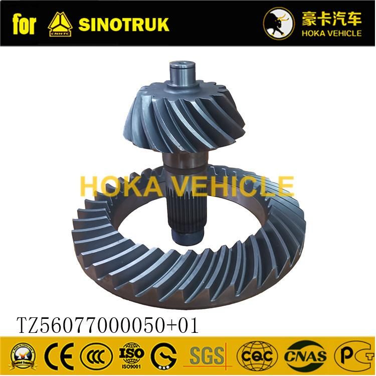 Original Sinotruk HOWO Truck Basin Angle Gear Tz56077000050+01 for All Sinotruk Heavy Truck