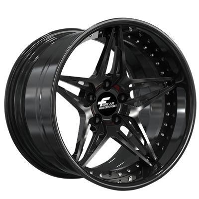 Customized 18-24 Inch Two-Piece Forged Alloy Wheels