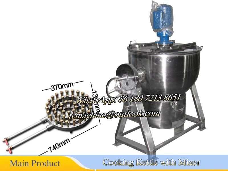 200liters LGP / Natural Gas Cooking Kettle Gas Cooker