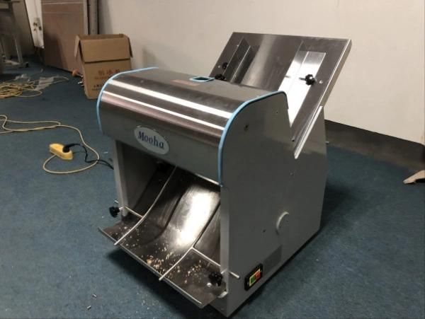 Industrial High Efficiency Electric Bread Slicer (12mm, 8mm, 7mm slice width) Toast Baked Food Making Bakery Machines Loaf Bread Slicer