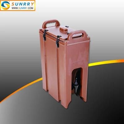 Tote Dispenser Beverage Container Keep Hot and Cold Food Double-Wall Insulated Drink ...