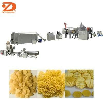 Most Popular Corn Chips Bugle Snacks Pellet Making Machine Twin Screw Extruder Machinery ...