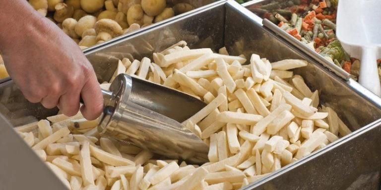 Deep Conveyor Commercial Industrial Gas Fryer Automatic French Fries Frying Machine