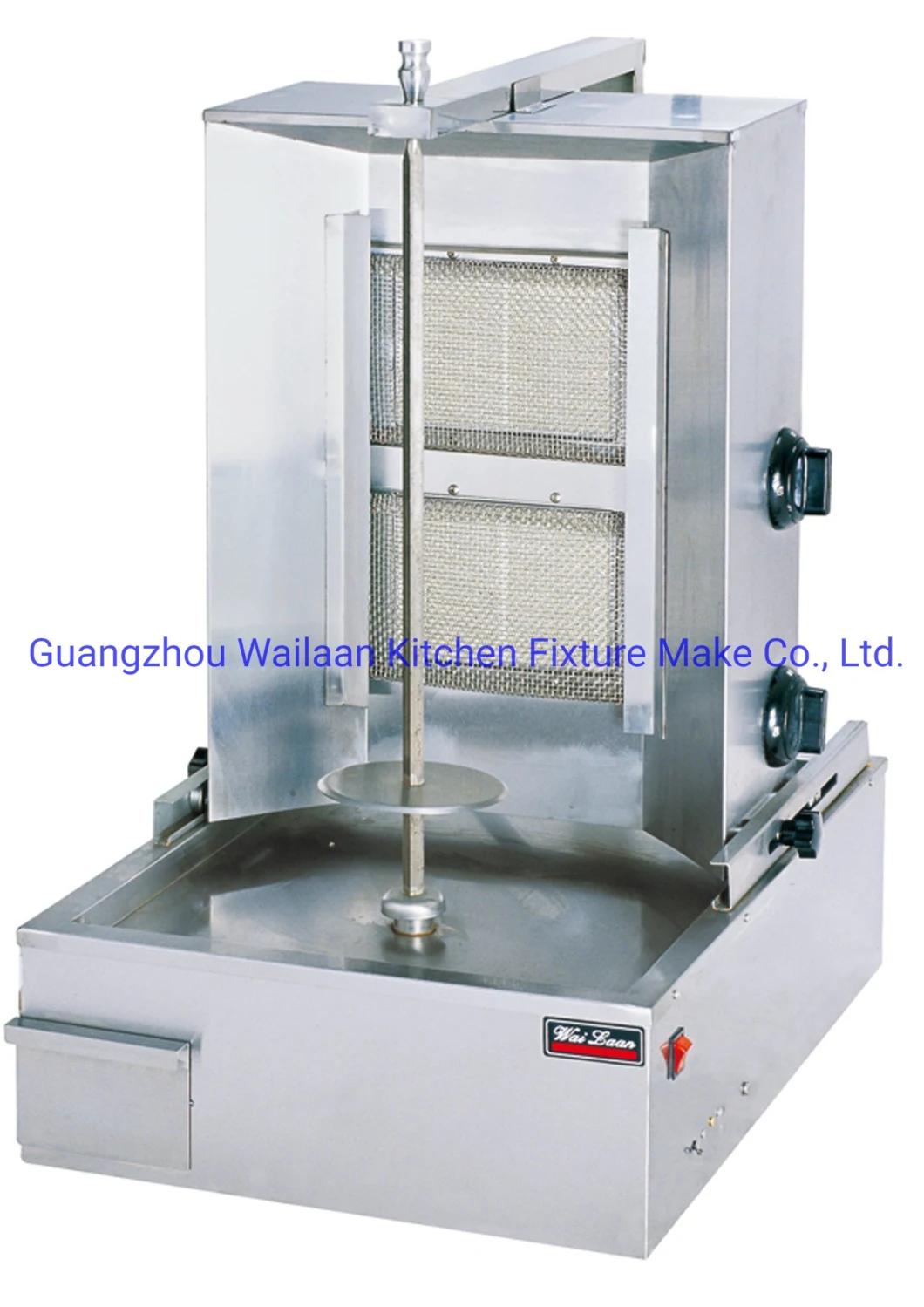 Automatic Gas Shawarma Doner Kebab Making Doner Machine for Restaurant Hotel