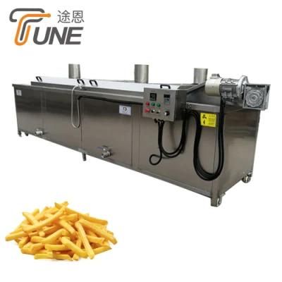 Electric Heating Fryer Machine Line Chicken Fish Continuous Fryer Price
