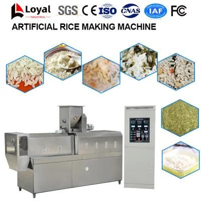 Twin Screw Extruder for Reconstituted Rice/Nutritional Rice Kernels Manufacturing ...