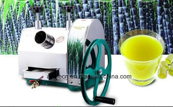 Hand Operated Stainless Steel Sugar Cane Machine Commercial Sugarcane Juice Squeezer