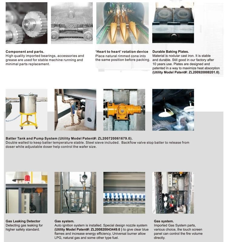 Wafer Baking Machine Egg Roll Biscuit Machine